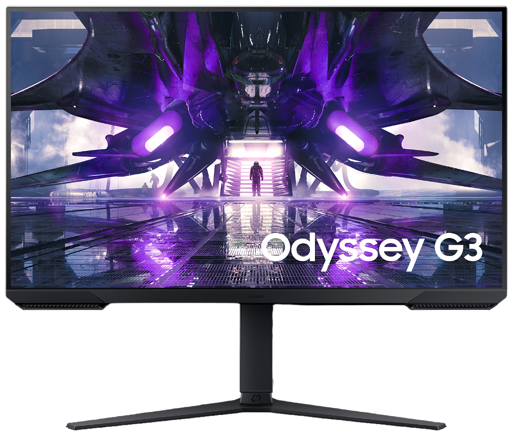 

Монитор 32" Samsung Odyssey G3 S32AG320NU VA, 1920x1080 (16:9), 250кд/м2, 165Hz, 1мс, 178°/178°, FreeSync Premium, HDMI, DisplayPort, черный (LS32AG320NUXEN), S32AG320NU