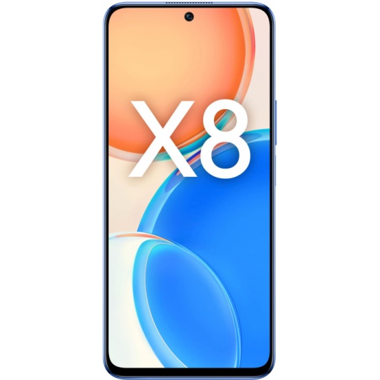 

Смартфон Honor X8, 6.7" 1080x2388 LTPS, Qualcomm Snapdragon 680, 6Gb RAM, 128Gb, 3G/4G, NFC, Wi-Fi, BT, 4xCam, 2-Sim, 4000 мА⋅ч, USB Type-C, Android 11, синий (5109ACYF), X8