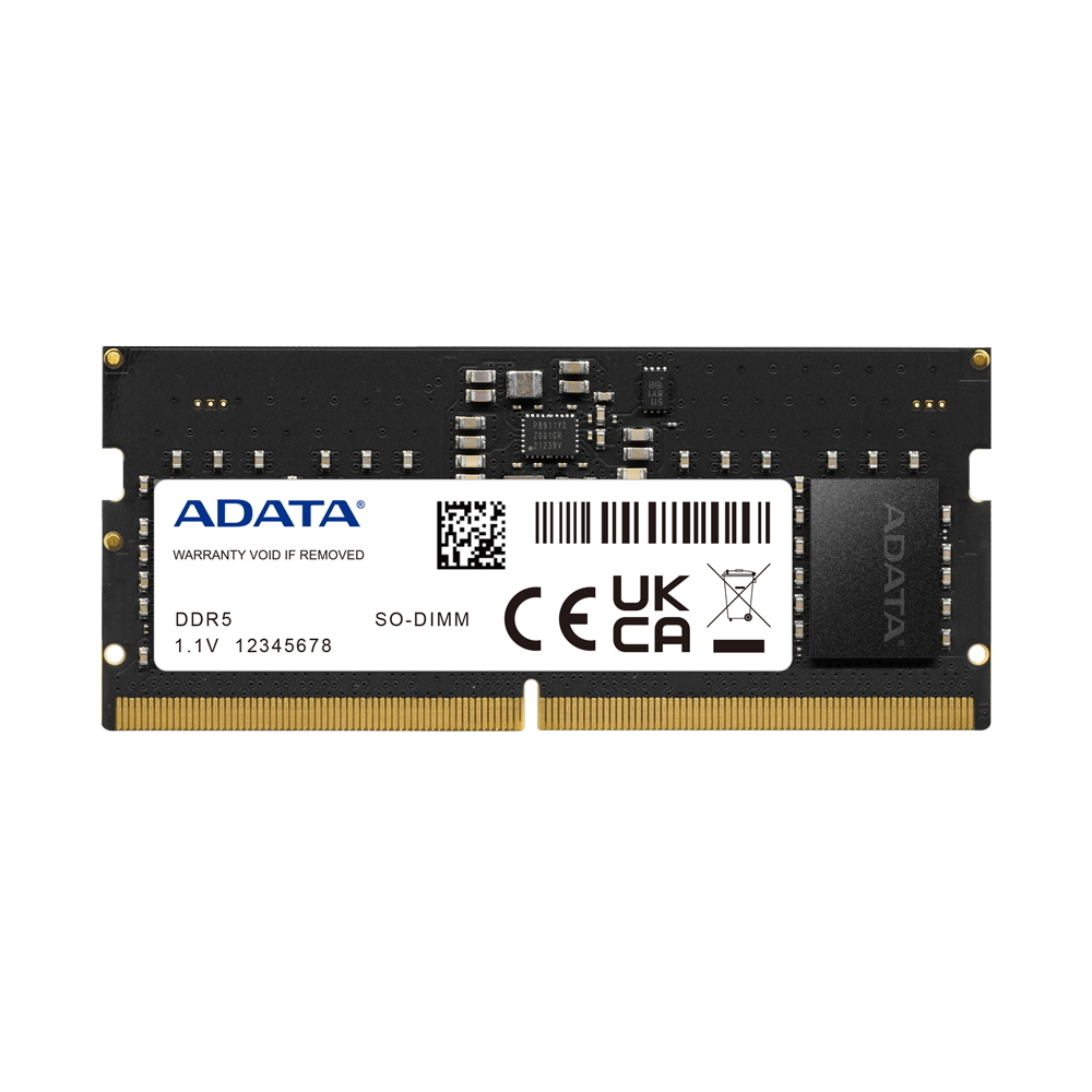 

Память DDR5 SODIMM 8Gb, 4800MHz, CL40, 1.1 В, ADATA (AD5S48008G-S) Retail, AD5S48008G-S