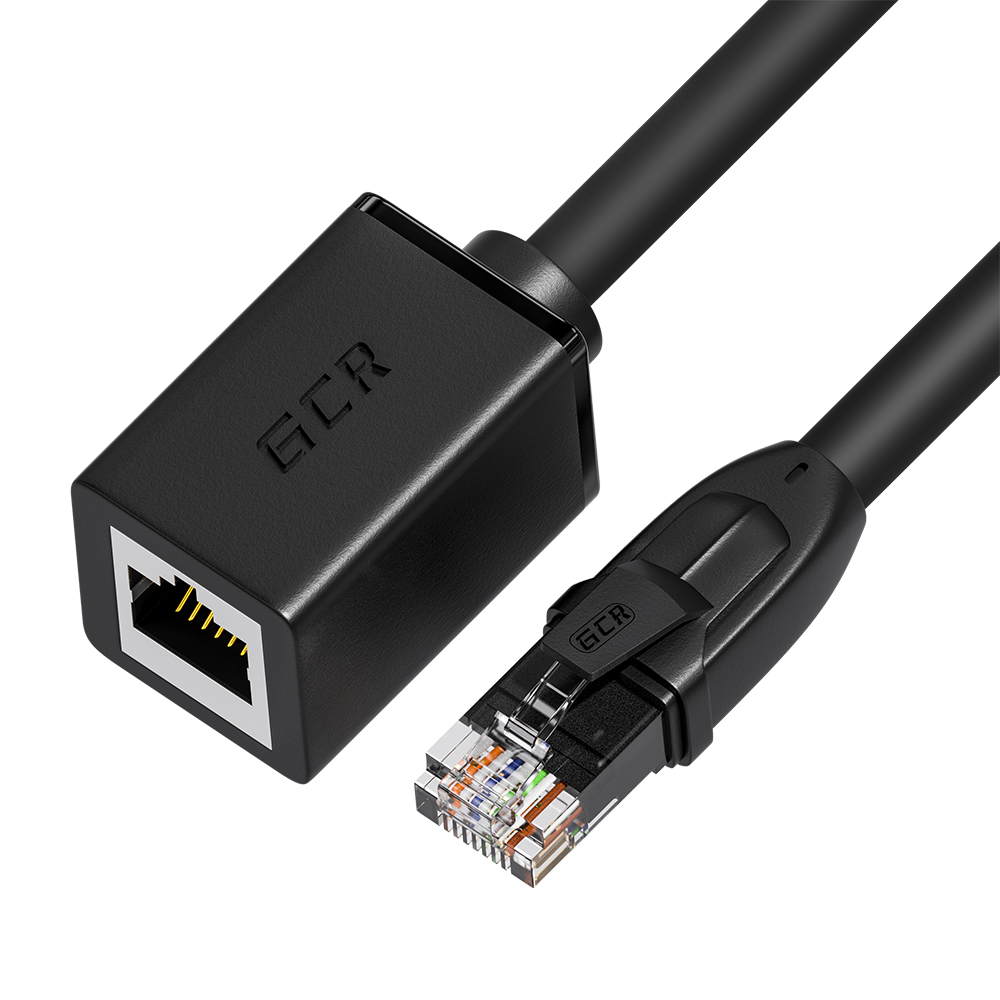 

Патч-корд удлинитель FTP кат.6, 1м, RJ45-RJ45, черный, CU, LSZH, экранированный, GCR (GCR-52605)