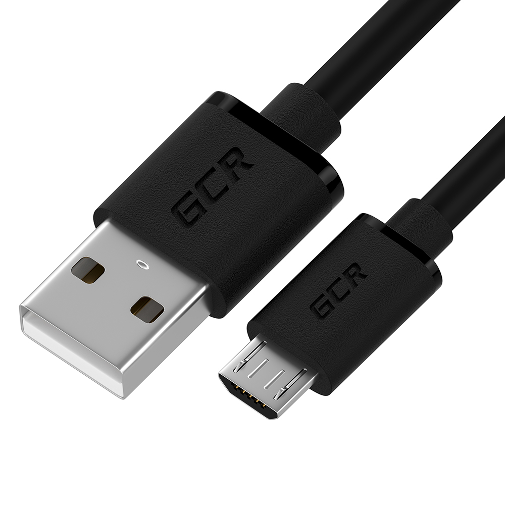 

Кабель USB-Micro USB, 3A быстрая зарядка, 50см, черный Greenconnect GCR-53608 (GCR-53608), GCR-53608
