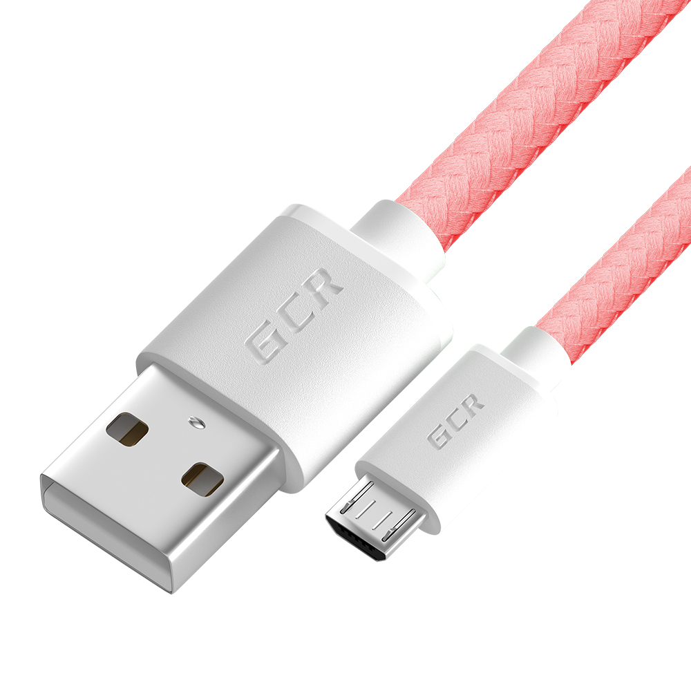 

Кабель USB 2.0(Am)-Micro USB 2.0(Bm), 3A быстрая зарядка, 1.5м, розовый Greenconnect GCR-51703 (GCR-51703), GCR-51703