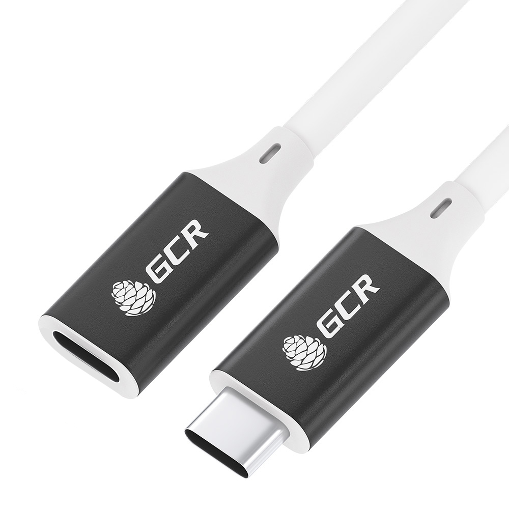 

Кабель-удлинитель USB Type-C-USB Type-C, экранированный, 5A быстрая зарядка, 50см, белый Greenconnect GCR-53732 (GCR-53732), GCR-53732