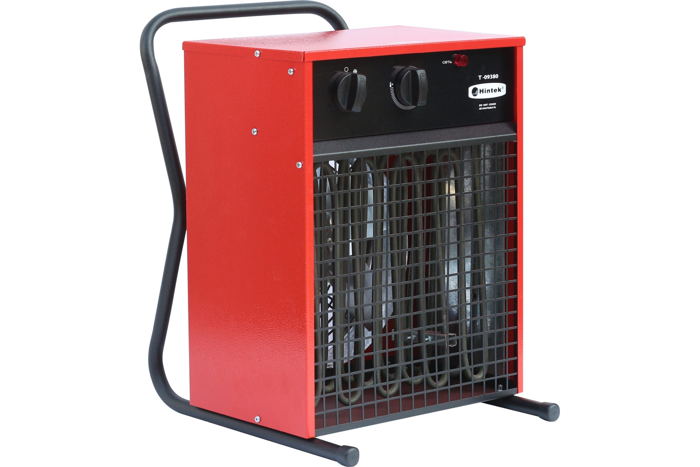 

Тепловая пушка электрическая 6 кВт, 820 м³/час, 220/230 В, IP20, Hintek T-06380 (04.000043), Черный/красный, T-06380