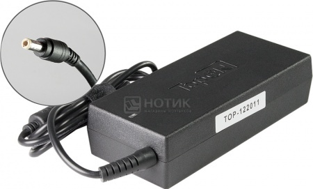 

Адаптер питания TopON для ASUS K40/K50/A6/F2/F3/W5/U5 Series, Toshiba, Lenovo IdeaPad, MSI, 90W 19V-4.74A (TOP-DT01), TOP-DT01