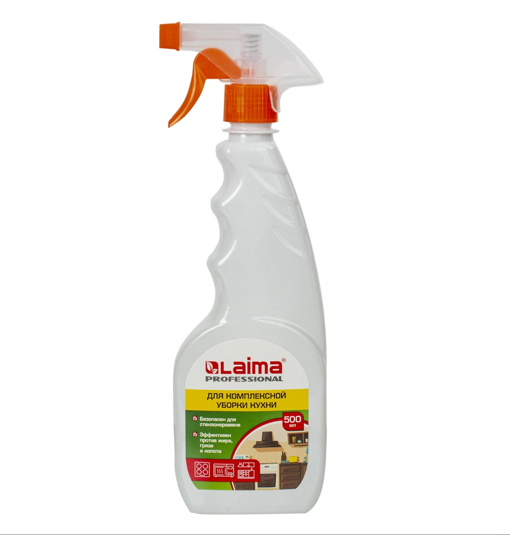 

Спрей для комплексной уборки кухни Laima Professional, 500мл, 0