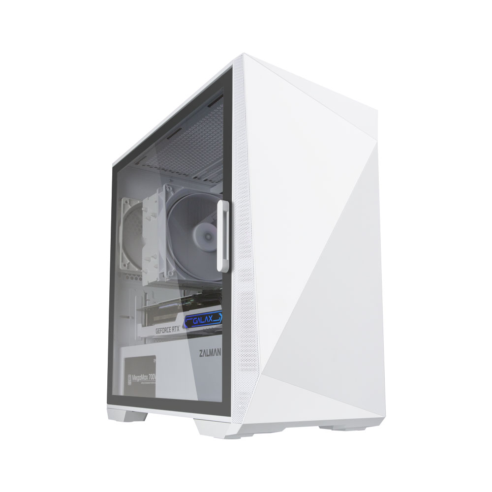 Корпус Zalman Z1 ICEBERG, mATX, Midi-Tower, 2xUSB 3.0, белый, без БП (Z1 Iceberg White)