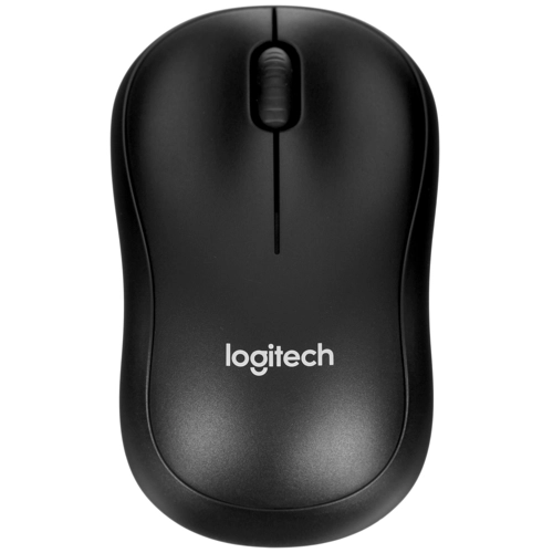 Мышь беспроводная Logitech B220, 1000dpi, оптическая светодиодная, USB/Радиоканал, черный (910-005553)