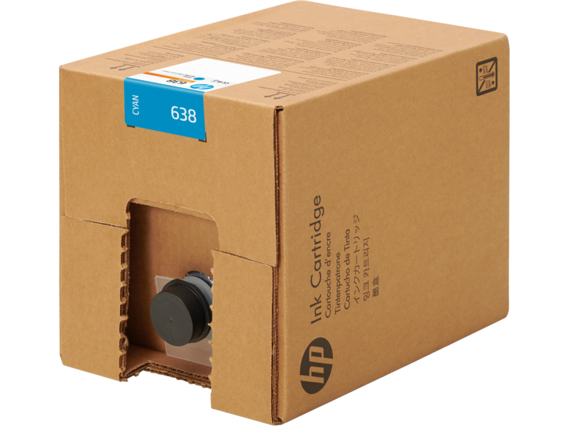 

Картридж струйный HP 638 (4UV64A), голубой, оригинальный, объем 10л для Stitch S1000, 638