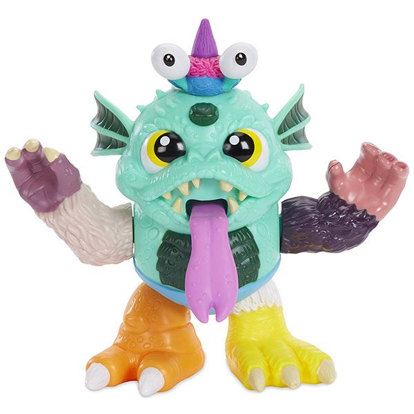 

Кукла Crate Creatures KaBoom монстр Кроак, 15 см, потяните за язык, чтобы услышать рычание монстрика Кроака, KaBoom монстр Кроак