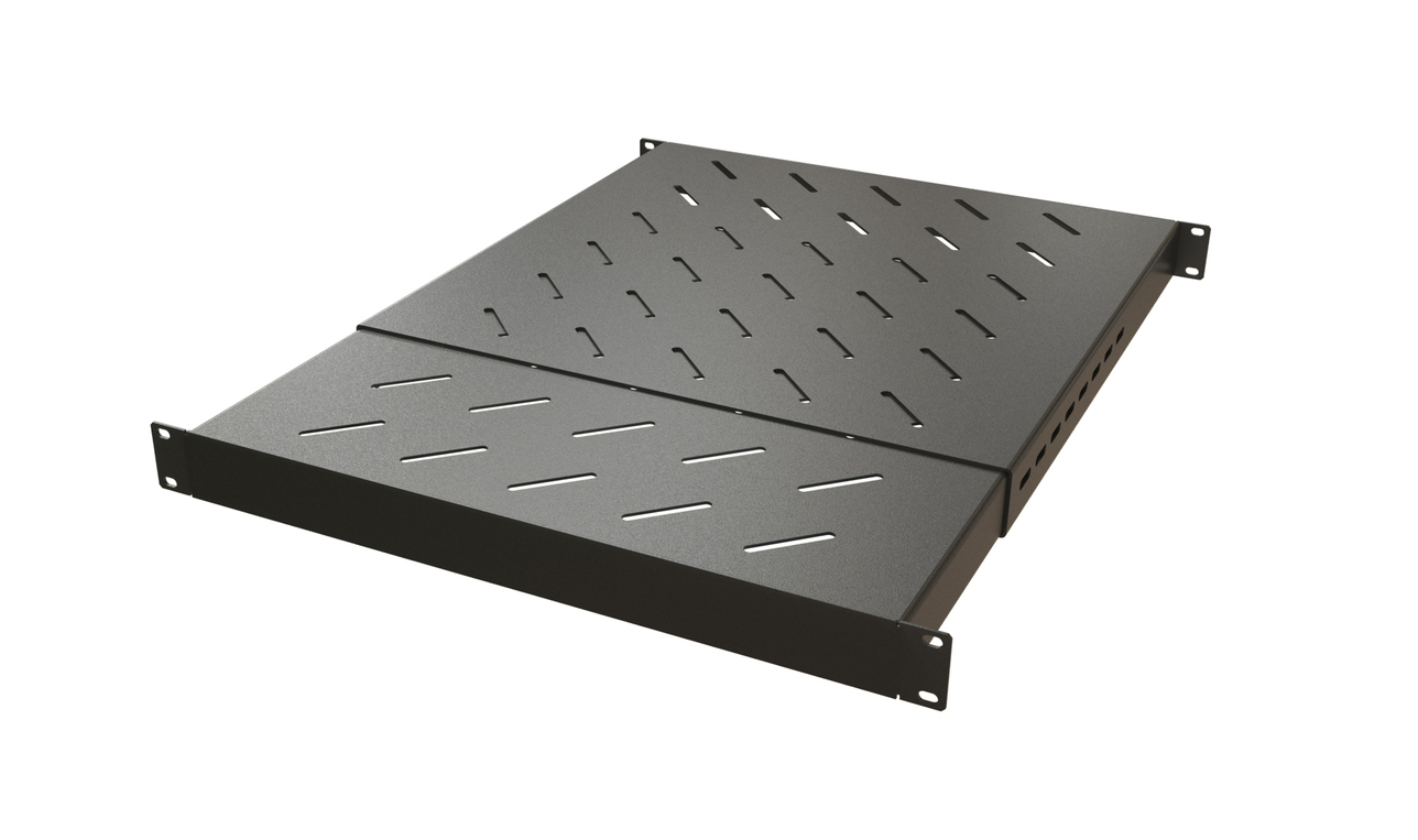 

Полка раздвижная Hyperline глубина 40.5 см-70 см до 180 кг 1U черная, TSD3M-1U-405/700-RAL9005 для установки в шкафы глубиной 600-800 мм (TSD3M-1U-405/700-RAL9005), Черный, TSD3M-1U-405/700-RAL9005