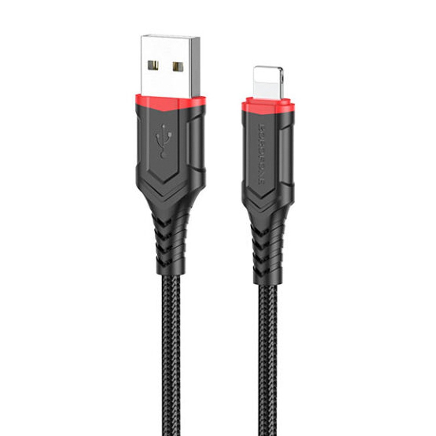 

Кабель Lightning 8-pin-USB, 2.4A, 1м, черный Borofone BX67 (207881), BX67