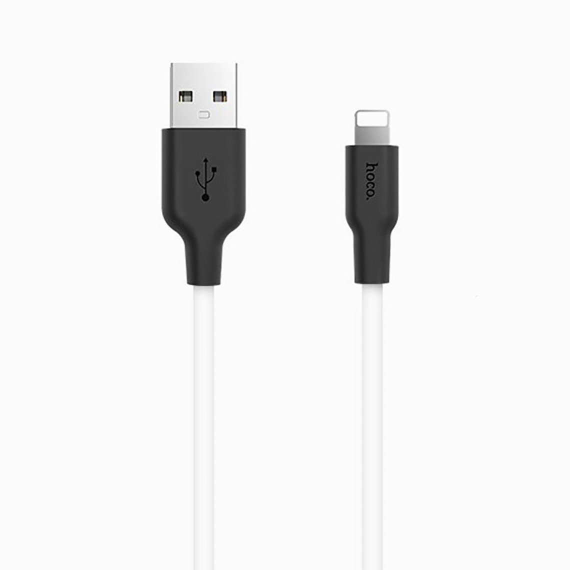 

Кабель Lightning 8-pin(m)-USB(Af), 2А, 1 м, черный/белый, HOCO Plus X21 (6957531071365), Белый/черный, X21 Silicone