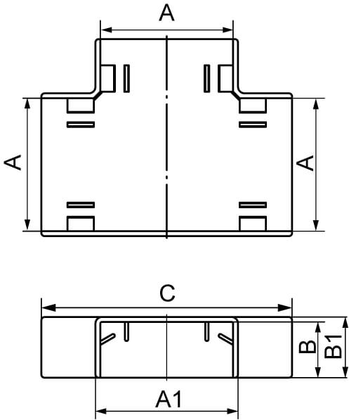 Заглушка для кабель канала 50x20мм lm торцевая in liner