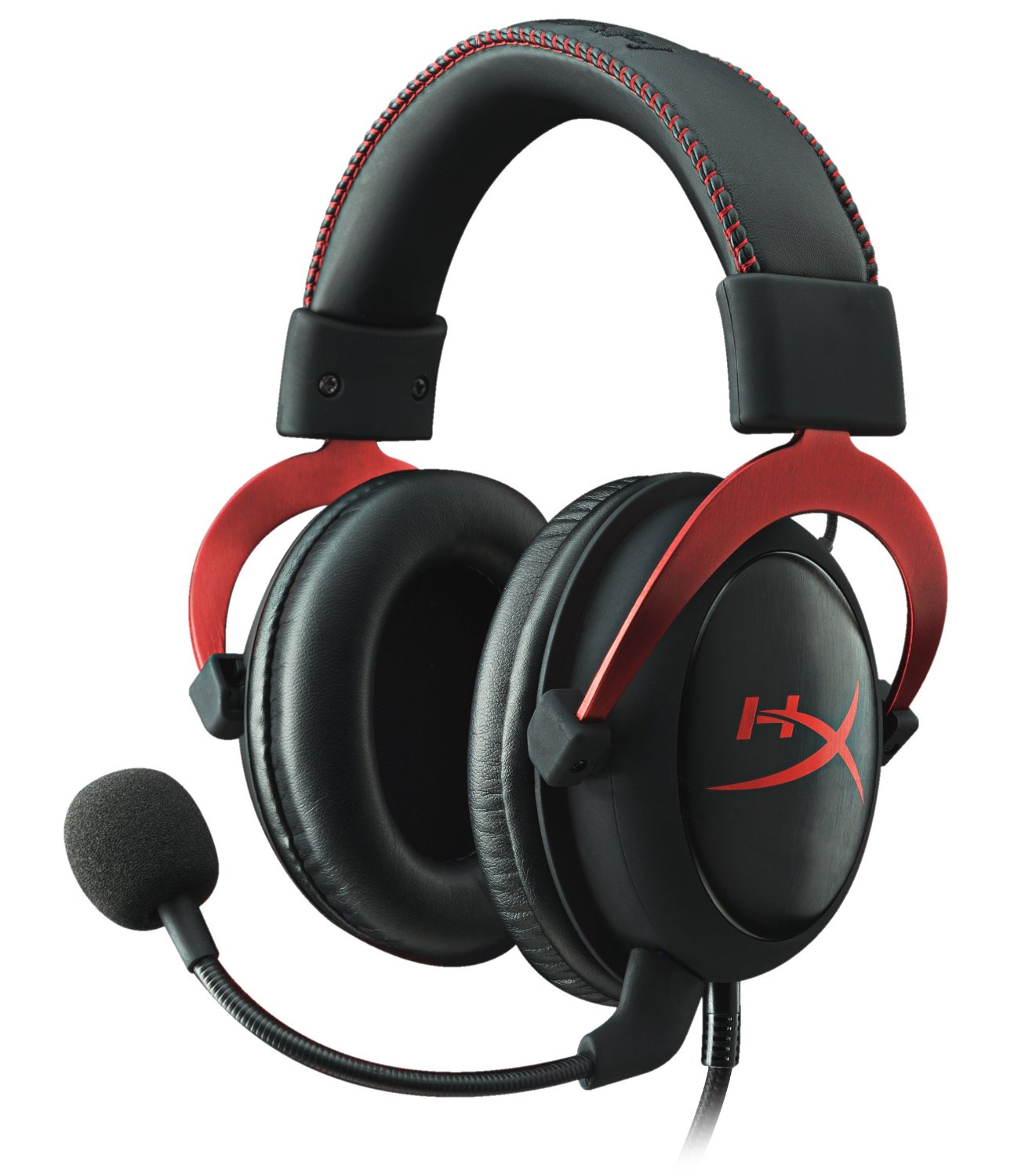 

Проводная гарнитура HyperX Cloud II, 2xJack 3.5mm/USB, красный, Cloud II