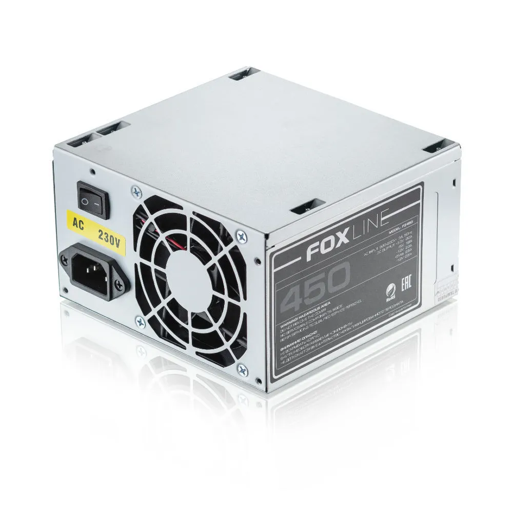 Блок питания 450 Вт ATX Foxline FZ450, 80 мм (FZ450)