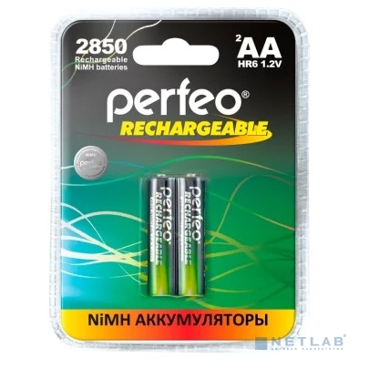 

Аккумулятор PERFEO AA2850mAh/2BL, AA, 1.2V 2.85 А·ч, 2 шт. (PF AA2850/2BL PL), AA2850mAh/2BL
