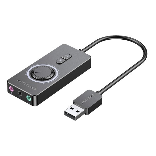 Звуковая карта внешняя 2.0 Vention USB 2.0