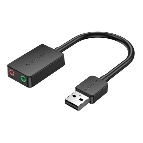

Звуковая карта внешняя Vention, 2.0, USB 2.0, Retail (CDYB0)