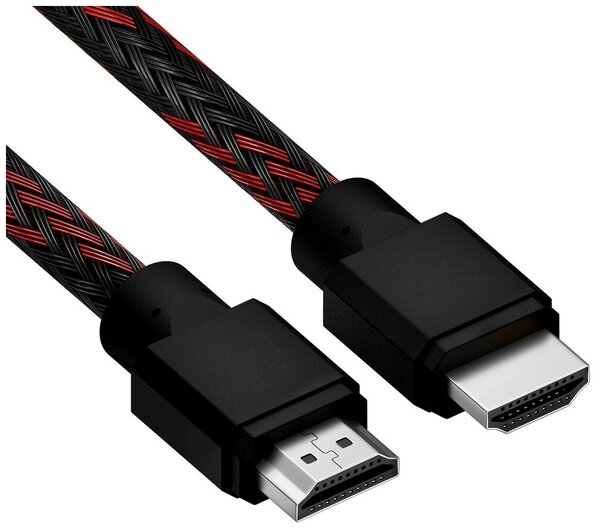 

Кабель HDMI(19M)-HDMI(19M) v2.0 4K, 1.5 м, черный/красный 4PH (4PH-R90016)