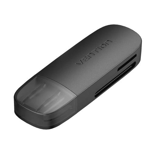 

Картридер внешний Vention, microSDXC/SDXC, USB 3.0, черный (CLGB0)