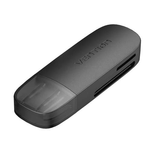 Картридер внешний Vention, microSDXC/SDXC, USB 3.0, черный (CLGB0)