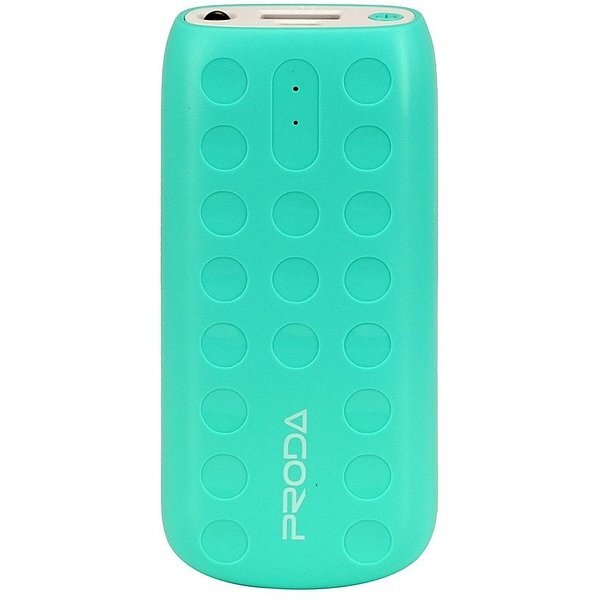 

Портативный аккумулятор (Powerbank) PRODA PPL-2, 5000mAh, 1xUSB, 1.5A, зеленый (655992), PPL-2
