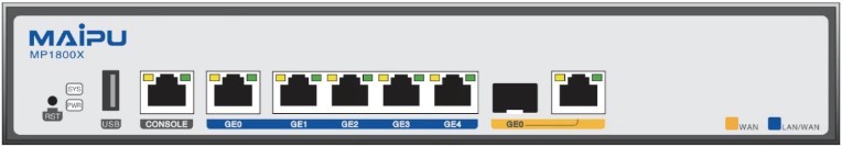 

Маршрутизатор Maipu MP1800X-51 E1, LAN: 5x1 Гбит/с SFP 1x1 Гбит/с, WAN 1x1 Гбит/с, нужен переходник питания! (22100359), MP1800X-51 E1