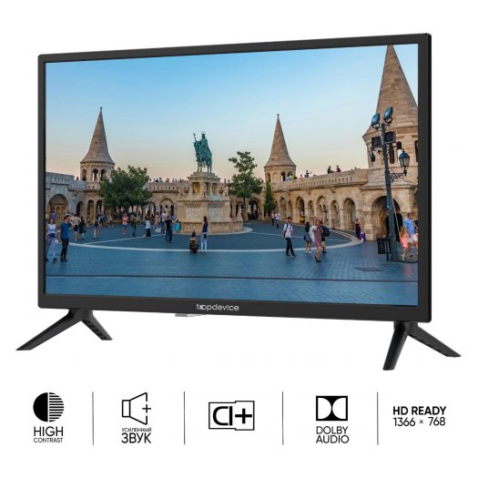 

Телевизор 24" Topdevice TDTV24BN02H_BK, 1366x768, HDMIx3, USBx2, черный (TDTV24BN02H_BK), TDTV24BN02H_BK