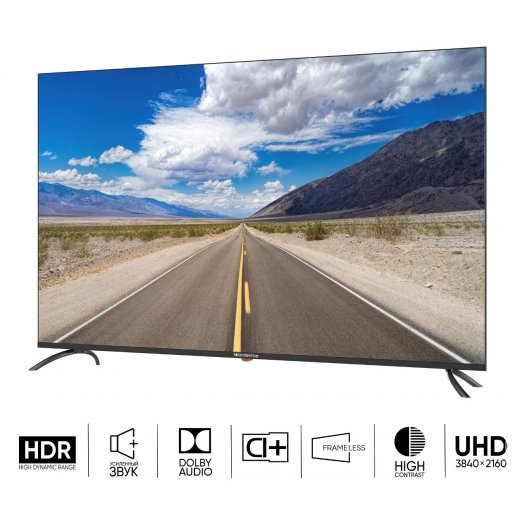 

Телевизор 65" Topdevice TDTV65BS06U_BK, 3840x2160, DVB-T /T2 /C, HDMIx3, USBx2, WiFi, Smart TV, черный (TDTV65BS06U_BK), TDTV65BS06U_BK