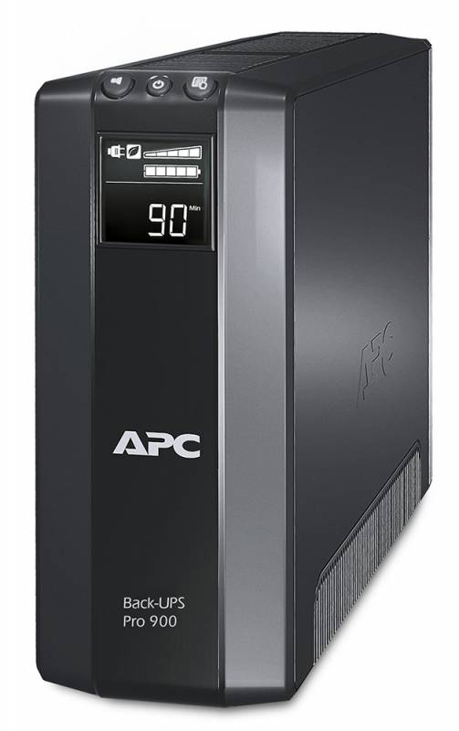 

ИБП APC Back-UPS Pro, 900VA, 540W, EURO, розеток - 5, USB, черный (BR900G-RS), 0