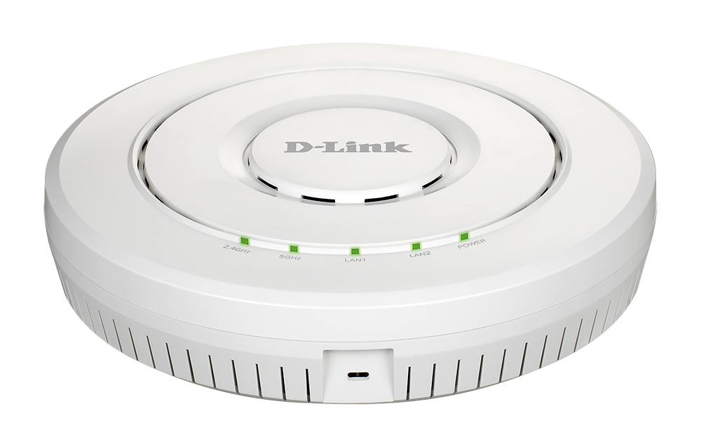 

Точка доступа D-link DWL-X8630AP, LAN: 2x2.5 Гбит/с, 802.11a/b/g/n/ac/ax, 2.4 / 5 ГГц, до 2.4 Гбит/с, внутренних антенн: 4x4дБи, PoE (DWL-X8630AP/UN/A1A), DWL-X8630AP