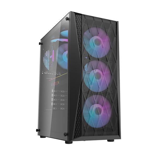 Корпус darkFlash DK352, Midi-Tower, без БП, черный