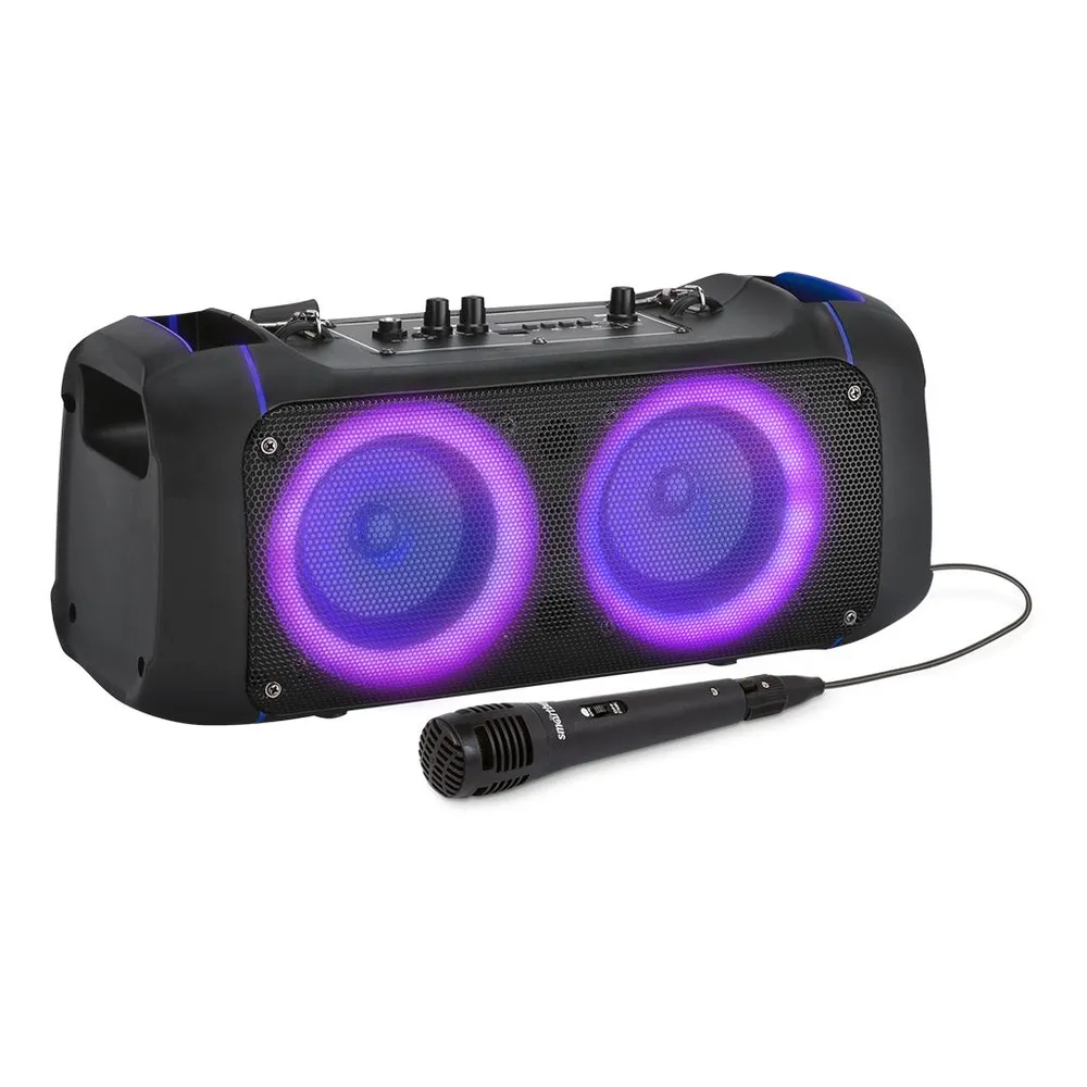 

Портативная акустика 2.0 SmartBuy IDOL, 24 Вт, FM, AUX, USB, microSD, Bluetooth, подсветка, черный (SBS-5220), IDOL