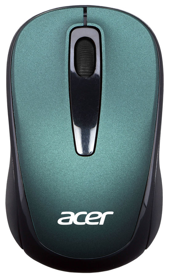 Мышь беспроводная ACER OMR135, 1000dpi, оптическая светодиодная, USB/Радиоканал, зеленый (ZL.MCEEE.01I)