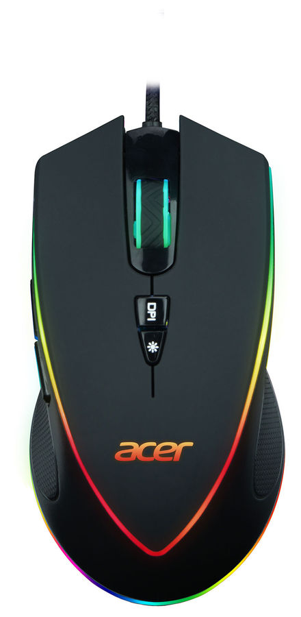 

Мышь проводная ACER OMW131, 6000dpi, оптическая светодиодная, USB, черный (ZL.MCEEE.015), OMW131