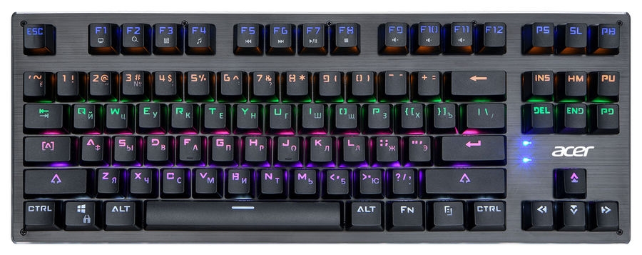 Клавиатура Acer OKW126, USB, черный