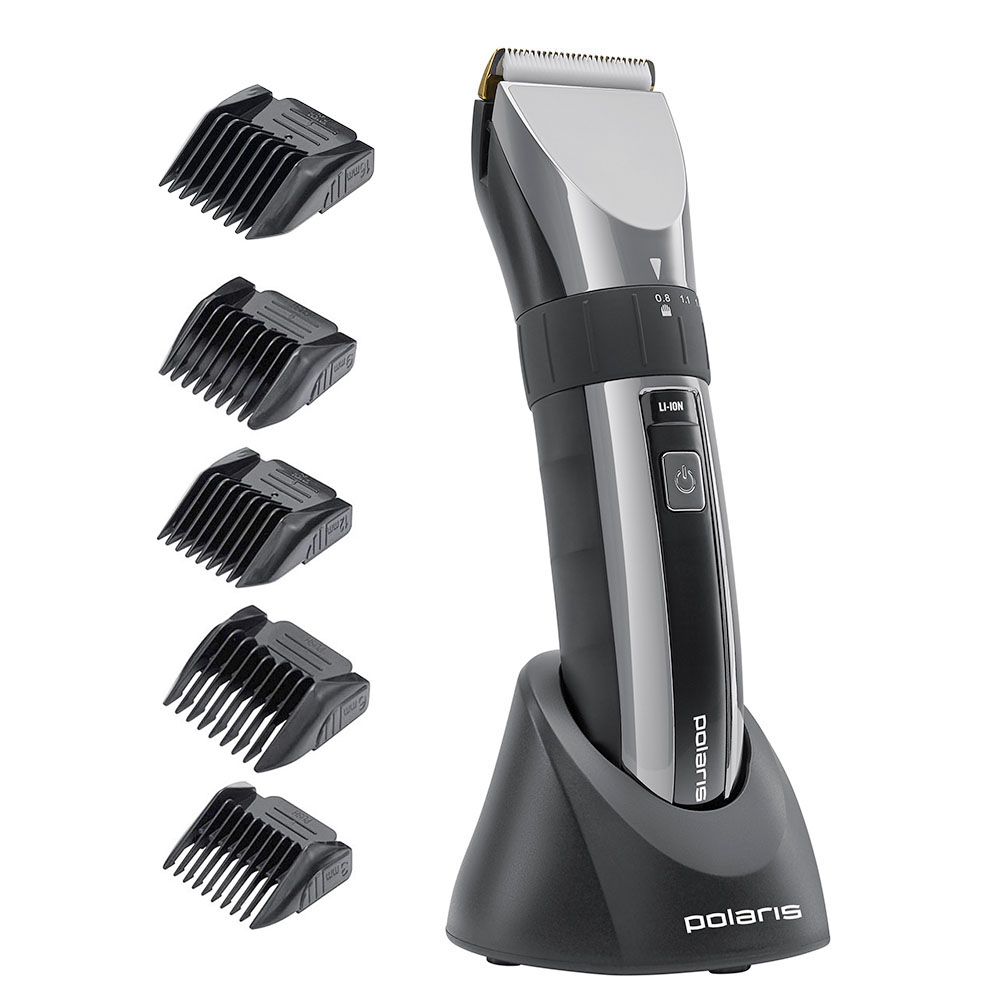 

Машинка для стрижки POLARIS PHC 3017RC Argan Therapy Pro, насадок 5, длина шнура 1.8 м, серебристый/черный (PHC 3017RC), PHC 3017RC Argan Therapy Pro