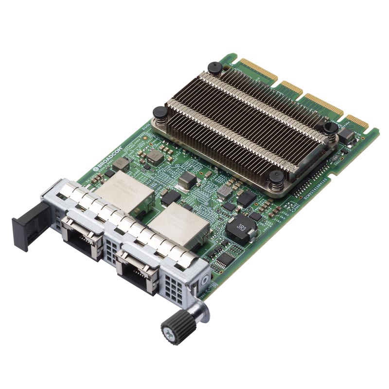 Сетевой модуль Dell Broadcom 57416, 2xRJ-45, 10 Гб/с (540-BCOD)