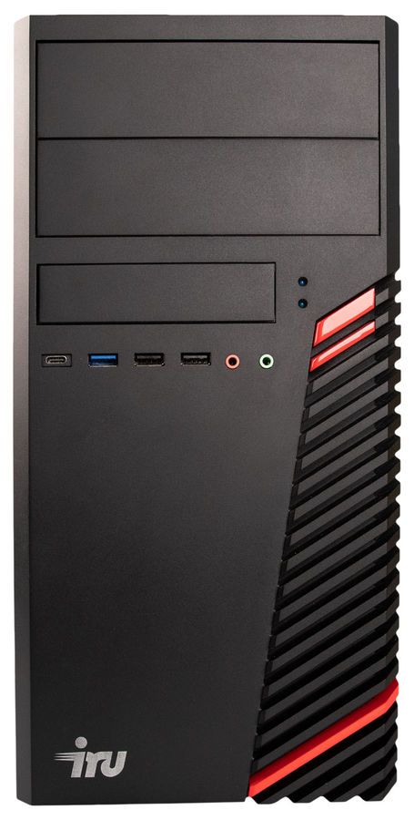 

Системный блок IRU Office 310H5SM MT, Intel Core i5 11400 2.6 ГГц, 8Gb RAM, 512Gb SSD, без ОС, черный (1831345), 310H5SM MT