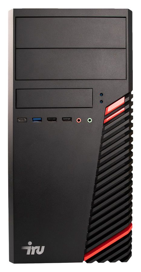 

Системный блок IRU Office 310H5SM MT, Intel Core i5 11400 2.6 ГГц, 8Gb RAM, 256Gb SSD, без ОС, черный (1811798), 310H5SM MT