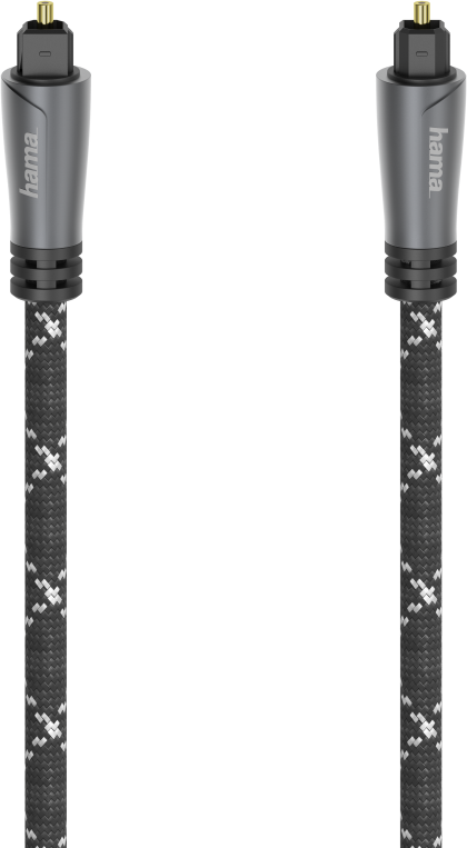 

Кабель Toslink(M)-Toslink(M), экранированный, 1.5м, черный Hama H-205139 (00205139), H-205139