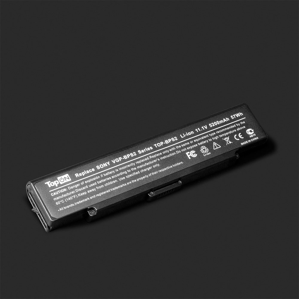 

Аккумуляторная батарея TopON для SONY VGN-FE/VGN-FJ/VGN-FS/VGN-FT/VGN-S/VGN-AR/VGN-SZ series, 10.8V 4400mAh, PN:VGP-BPS2A/VGP-BPS2B/VGP-BPS2C/VGP-BPL2C (TOP-BPS2), Черный, TOP-BPS2