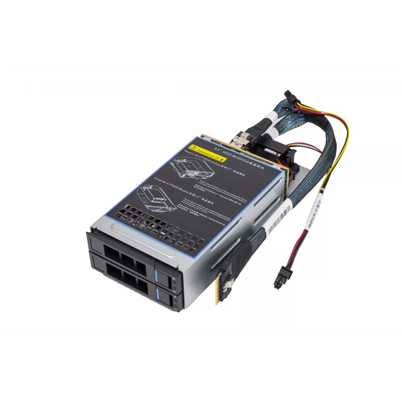 

Корзина расширения SNR SNR-SL201-U.2, на 2 диска 2,5", U.2 для для серверов SNR серии RS/RE: SNR-SR2208RS, SNR-SR2212RS, SNR-SR2225RS (SNR-SL201-U.2), SNR-SL201-U.2