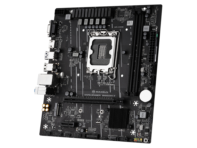 Материнская плата MaxSun B660M-F Challenger, Socket1700, Intel B660, mATX