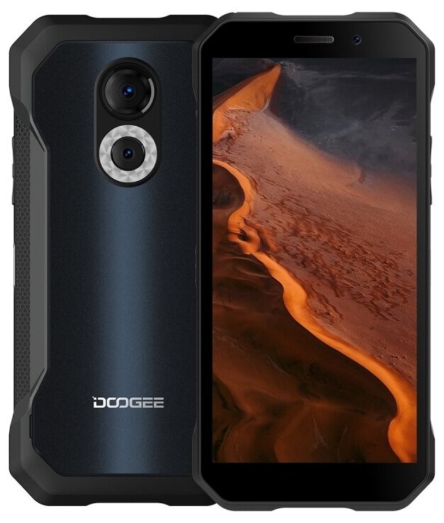 

Смартфон DOOGEE S61, 6" 720x1440 IPS, MediaTek Helio G35, 6Gb RAM, 64Gb, 3G/4G, NFC, Wi-Fi, BT, 2xCam, 2-Sim, 5180 мА⋅ч, USB Type-C, Android 12, черный (S61_AG Frost), S61