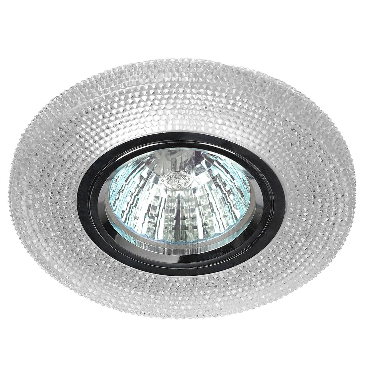

Светильник точечный LED/КГМ, GU5.3, 220 В, 50Вт, 4000K, LED-подсветка, хром, ЭРА DK LD1 WH (Б0018775), DK LD1 WH