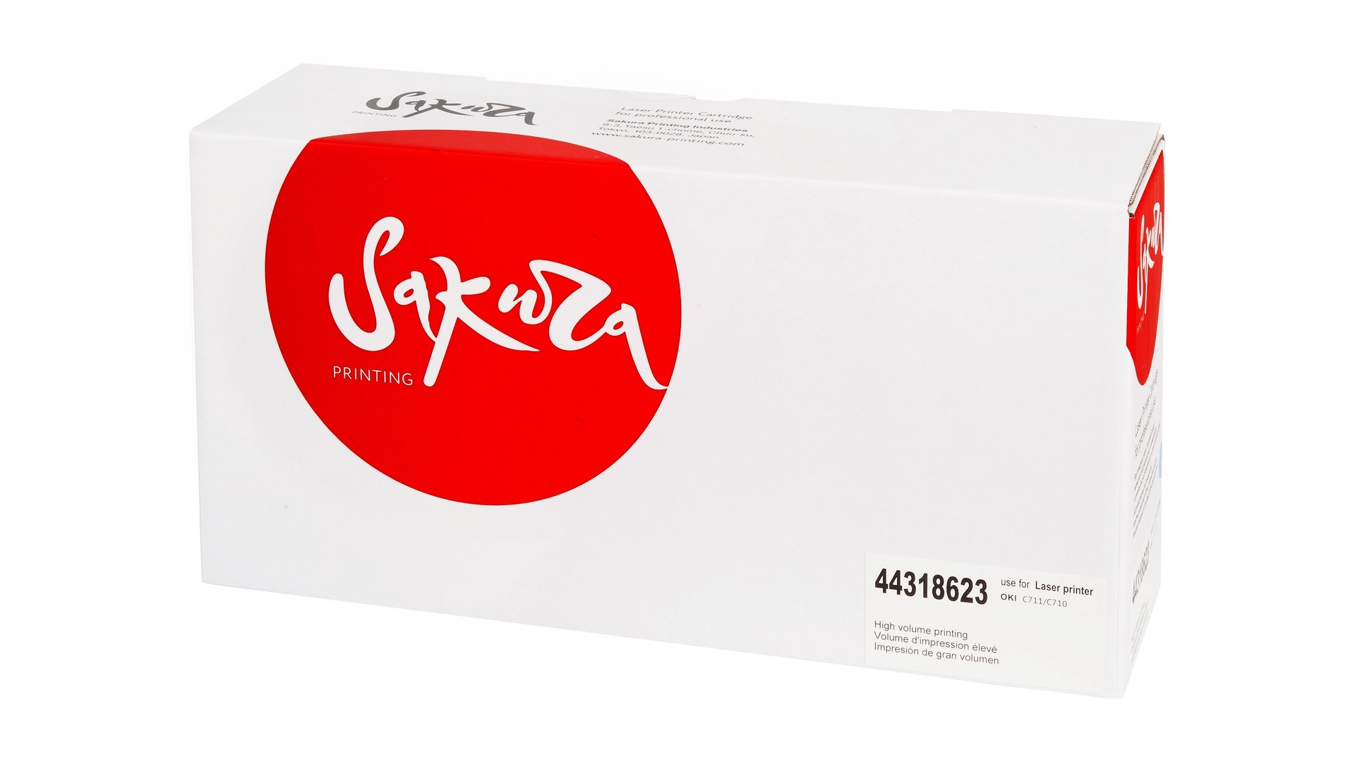 

Картридж лазерный Sakura SA44318623 (44318623), голубой, 11500 страниц, совместимый для OKI C710/711