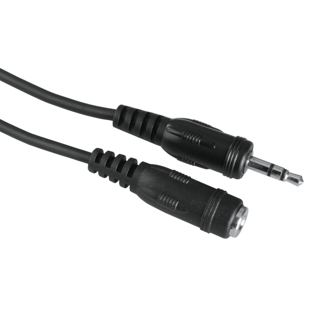 

Кабель Jack 3.5mm(F)-Jack 3.5mm(M), 5м, черный Hama H-205105 (00205105), H-205105