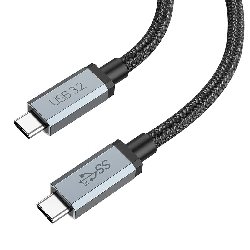 

Кабель USB 3.2 Type-C(m)-USB 3.2 Type-C(m), быстрая зарядка, 5A 1м, черный HOCO US06 (6931474777386), US06